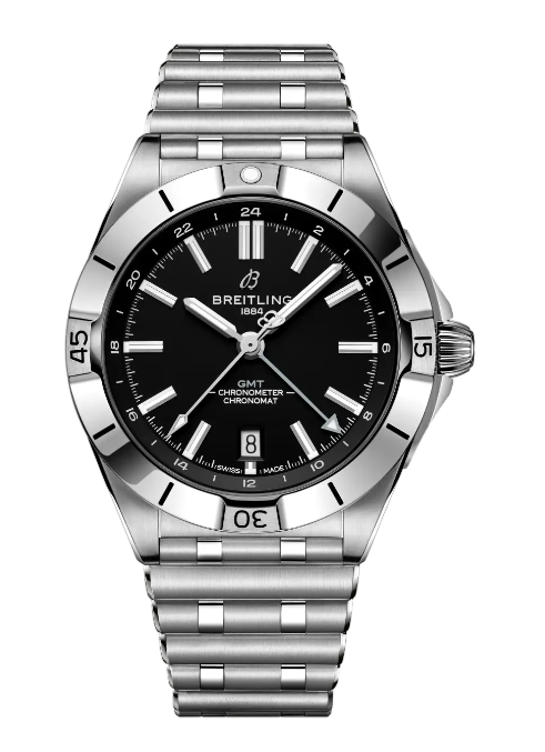 Breitling Chronomat Automatic GMT 40 NFL Las Vegas Raiders Edition Replica Watch A32398B91B1A1